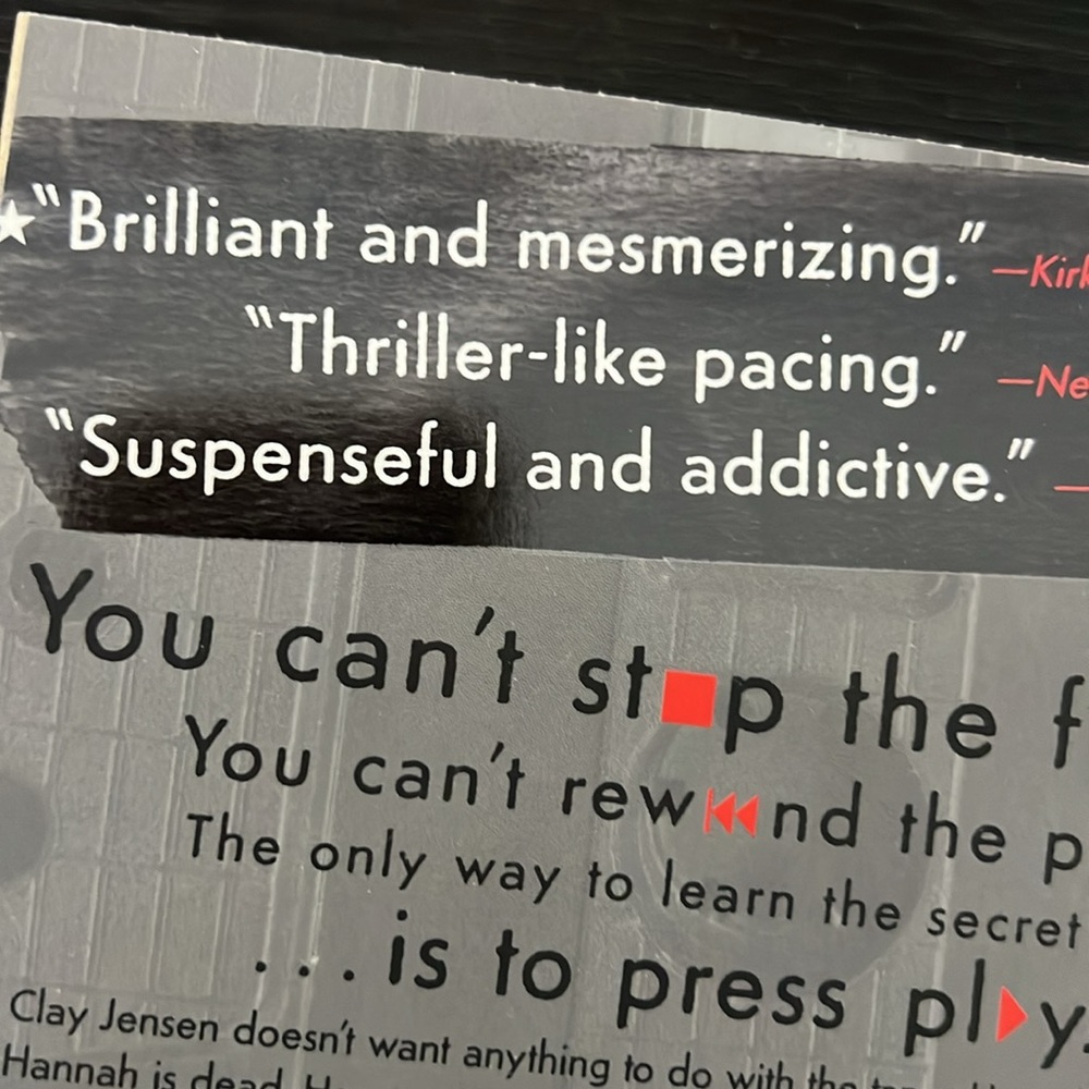 Thirteen R3asons Why Paperback Book - Picture 3 of 6
